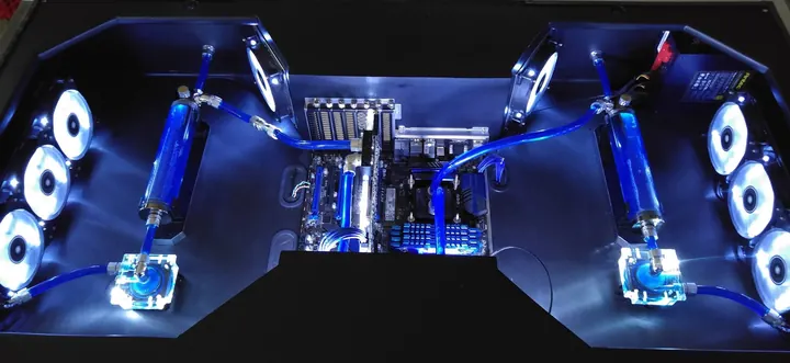 Détail watercooling personnalisé